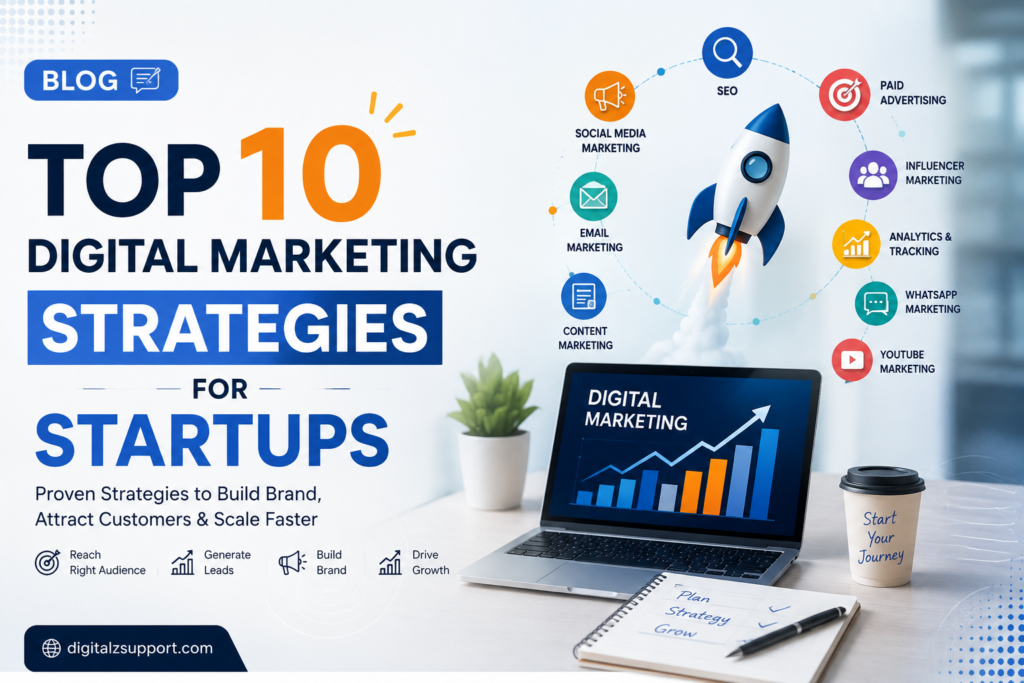 Top 10 Digital Marketing Strategies for Startups